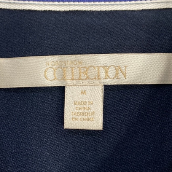 Nordstrom Collection Button Down Top Cotton/Silk Business Casual Women's Medium - Picture 3 of 12